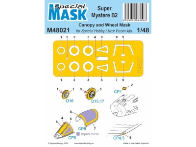 Super Mystere SMB-2  MASK 1/48
