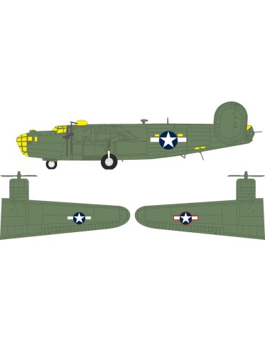 B-24D US national insignia for Airfix