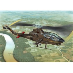 AH-1G Cobra Over Vietnam with M-35 Gun System Hi-Tech Kit