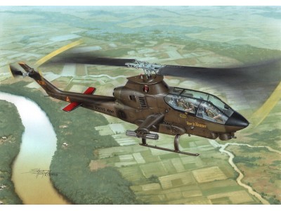 AH-1G Cobra Over Vietnam with M-35 Gun System Hi-Tech Kit