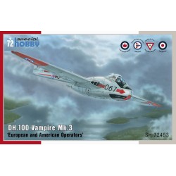 DH.100 Vampire Mk.3 European and American Operators
