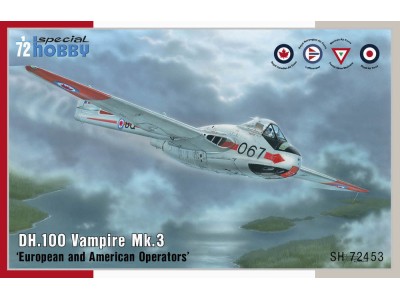 DH.100 Vampire Mk.3 European and American Operators