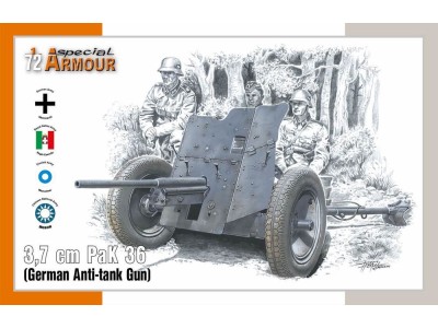 3,7 cm PaK 36 German Anti-tank Gun