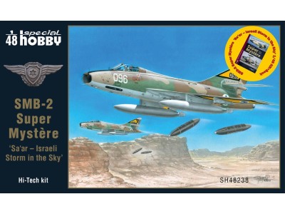 SMB-2 Super Mystère  'Sa’ar – Israeli Storm in the Sky' 1/48 Kit+Book