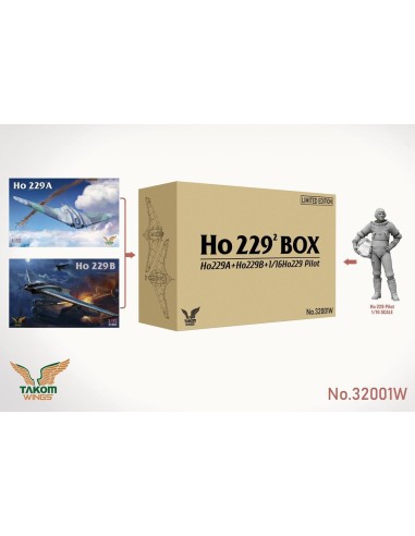 Ho 229² BOX Ho229A+Ho229B+1/16Ho229 Pilot...