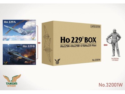 Ho 229² BOX Ho229A+Ho229B+1/16Ho229 Pilot (Limited edition)