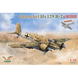 Henschel Hs 129 B-2 w/INTERIOR + BONUS (CLEAR PARTS)