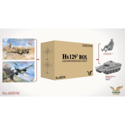 Hs 129² BOX Hs 129 B2+Hs 129 B3+3D Printed Set Figures...