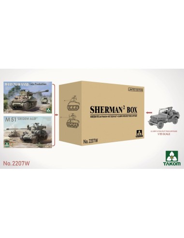 SHERMAN² BOX M4A1(76W) VVSS Late Production+M51...