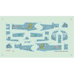 Bf 109E-4 German Ace H. Wick Decal Motley Camo
