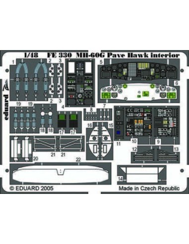 MH-60G Pave Hawk interior