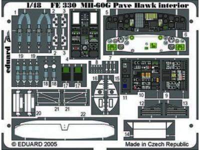 MH-60G Pave Hawk interior