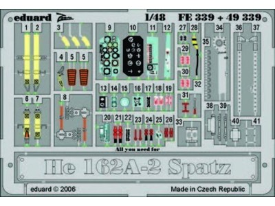 He 162A-2 Spatz Für Tamiya Bausatz