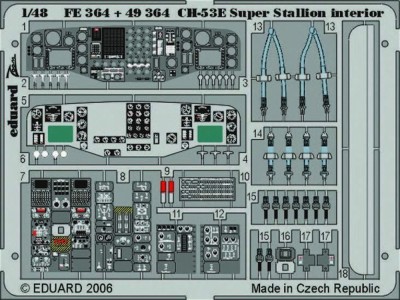CH-53E Super Stallion interior für Academy/MRC-Bausatz