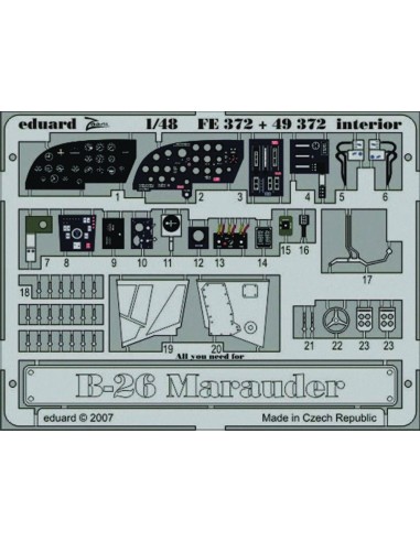 B-26 Marauder interior Revell/Monogram