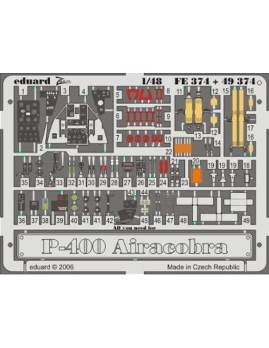 P-39/P-400 Airacobra für Hasegawa Bausatz