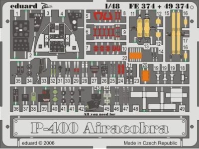 P-39/P-400 Airacobra für Hasegawa Bausatz