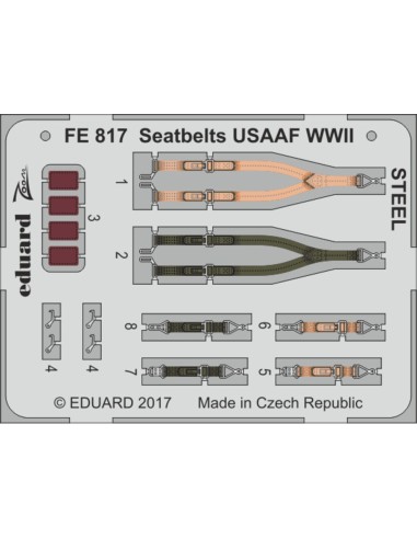 Seatbelts USAAF WWII STEEL