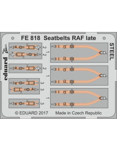 Seatbelts RAF late STEEL