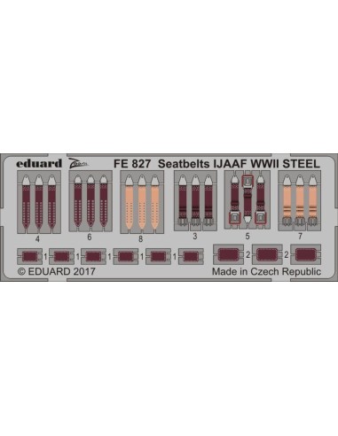 Seatbelts IJAAF WWII STEEL