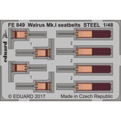 Walrus Mk.I seatbelts STEEL for Airfix
