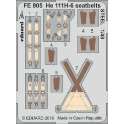 HE 111H-6 seatbelts STEEL for ICM