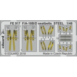 F/A-18B/D seatbelts STEEL f.Kinetic