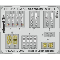 F-15E seatbelts STEEL f.Great Wall Hobby