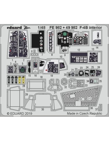 F-4B interior for Academy