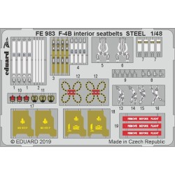 F-4B interior seatbelts STEEL f.Academy