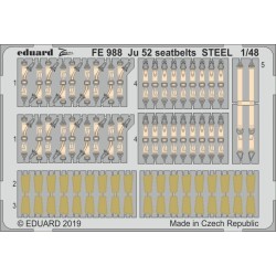 Ju 52 seatbelts STEEL for Revell