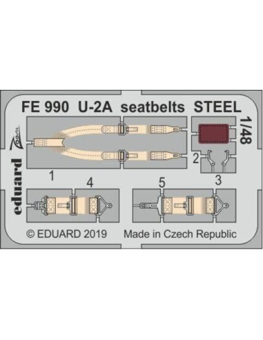 U-2A seatbelts STEEL for AFV Club