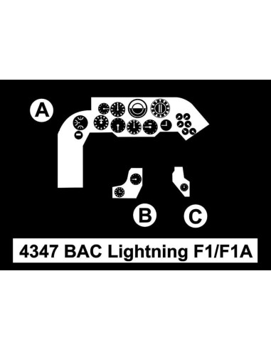 BAC Lightning F1/F1A -Cockpit Set
