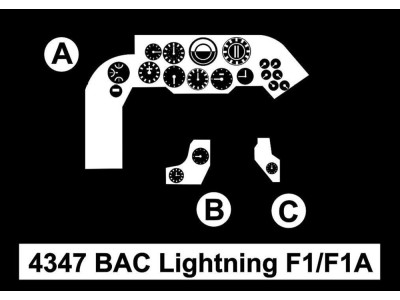BAC Lightning F1/F1A -Cockpit Set