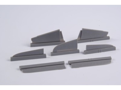 J2M3 Raiden (JACK)-Control surface set for Hasewgawa kit