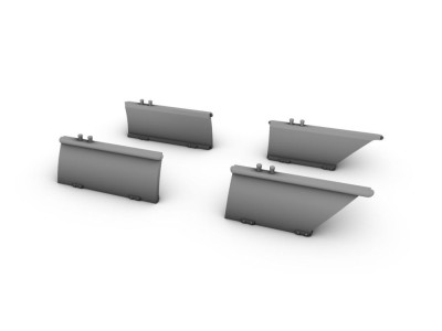 DH.82 Tiger Moth Cockpit Entry Hatches (4pcs, open)