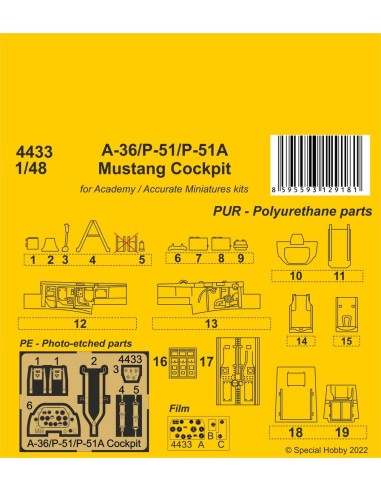 A-36/P-51/P-51A Mustang Cockpit