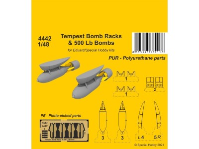 Tempest Bomb Racks & 500 Lb Bombs