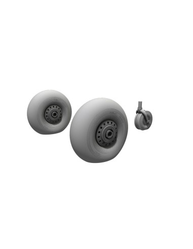 Lancaster Mk.I/III Mainwheels and Tailwheel w/Leg