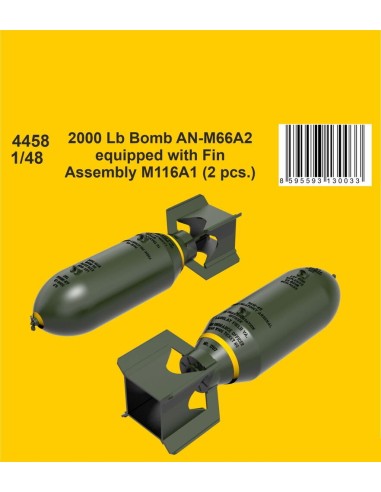 2000 Lb Bomb AN-M66A2 equipped with Fin...