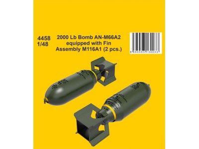 2000 Lb Bomb AN-M66A2 equipped with Fin Assembly M116A1 (2 pcs.)