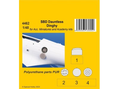 SBD Dauntless Dinghy 1/48 / for Acc. Miniartures and Academy kits