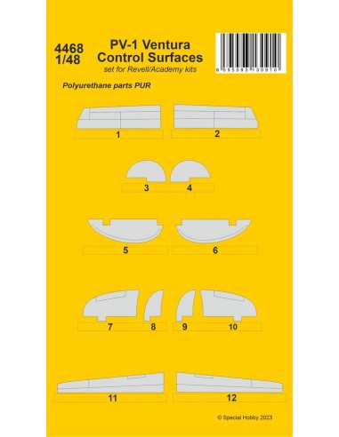 PV-1 Ventura Control Surfaces