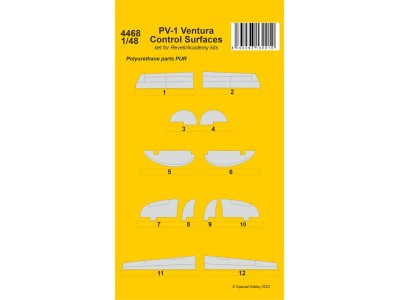 PV-1 Ventura Control Surfaces