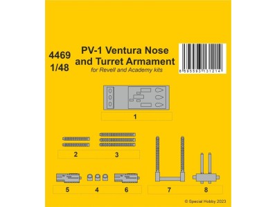 PV-1 Ventura Nose and Turret Armament 1/48