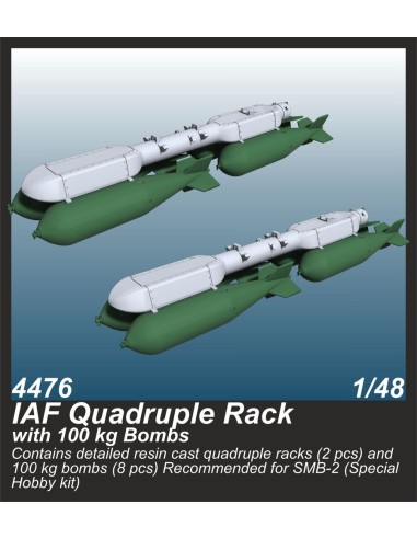 IAF Quadruple Rack with 100 kg Bombs  (2 pcs.)...