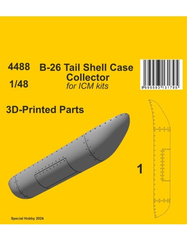 B-26 Tail Shell Case Collector  / for ICM kit