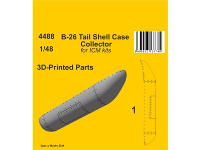 B-26 Tail Shell Case Collector  / for ICM kit