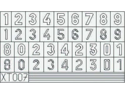 German Number small