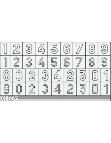 German Numbers Large